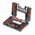 Intertool 38 pcs Ratchet Screwdriver Set, Bits & Sockets, Mini, Compact Storage Case VT08-3638